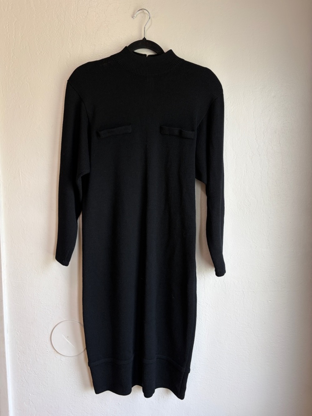 vintage St. John knit dress Saks size 8 long sleeve